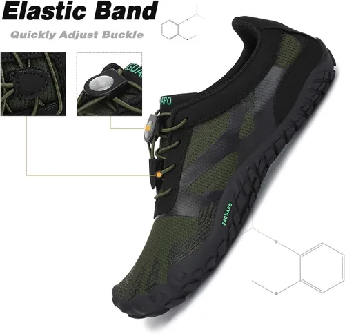 Vista 3 de SAGUARO Men's Women's Barefoot Minimalist Shoes Athletic Hiking Water Shoes for Aqua Swimming Trail Running Cross Training