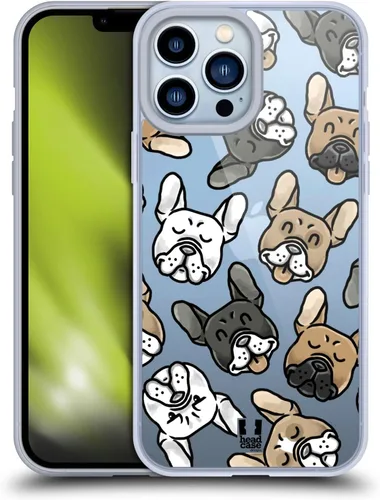 Vista 10 de Head Case Designs Bullmastiff - Funda de gel suave con patrón de cabeza de perro [protección de grado militar] compatible con Apple iPhone 13 Pro Max