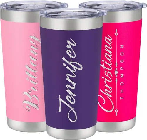Vista 30 de Vasos de viaje personalizado de 20 y 30 onzas, con aislamiento