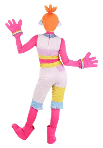 Vista 3 de Disfraz de DJ Suki para Mujer de Trolls Multicolor