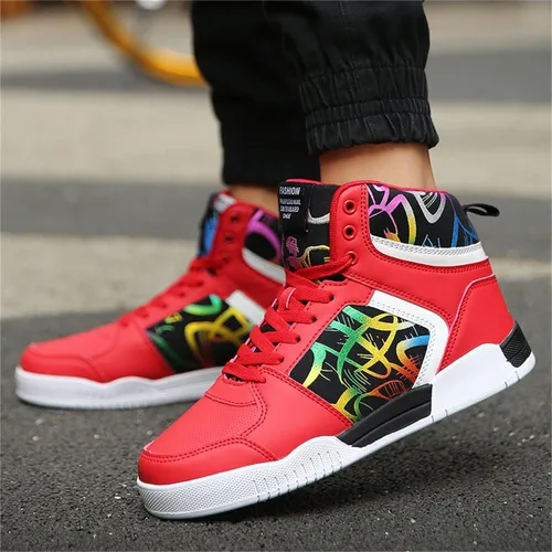 Vista 7 de Zapatillas de deporte de moda para hombre, zapatos de skate con estilo casual, estilo hip hop