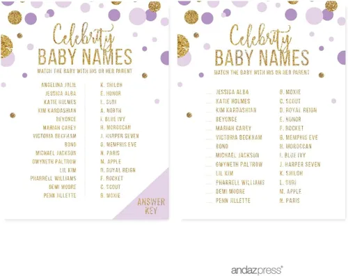 Vista 17 de Andaz Press Colección de fiesta de baby shower con purpurina dorada y lavanda, banderín colgante con cuerda, Welcome Baby!, 5 pies, 1 juego