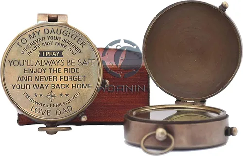 Vista 2 de Engraved Regalo para hija de papá/regalo para hija de mamá, regalo personalizado para mi hija/regalo para hija/padre madre idea de regalo