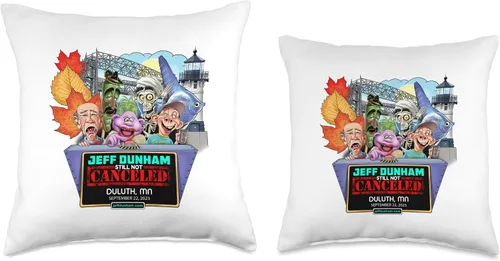 Vista 3 de JEFF DUNHAM Duluth, MN (2023) - Almohada (16 x 16 pulgadas), multicolor