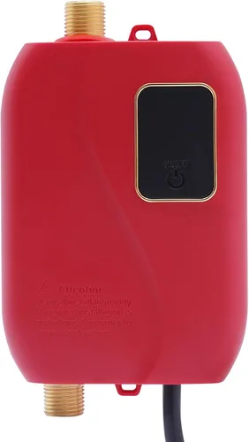 Vista 11 de DHBREK Calentador de agua eléctrico con mini-tanque, 110 V, 2.1 galones, 1.5 KW, blanco, punto de uso instantáneo, calentador de agua caliente