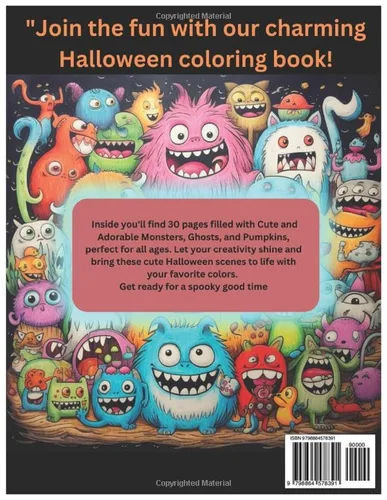 Vista 2 de Cute'N Colory Hal-oh Ween Coloring Book