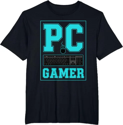 Vista 81 de PC Gamer Gaming Teclado Ratón Esports Computer Fan Camiseta