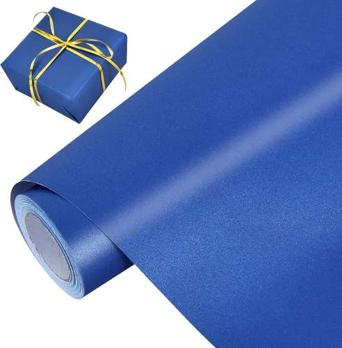 Vista 9 de BEISHIDA Papel de regalo verde oscuro, papel de regalo de color sólido con brillo perlado, papel de regalo mate, papel de embalaje para bodas