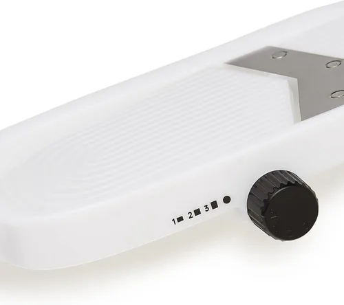 Vista 3 de Amazon Basics Cortadora de mandolina de mano, blanco, 11.3 "x 4.5" X 2.5