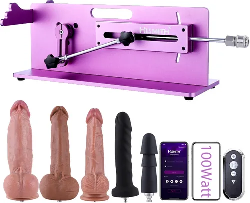 Vista 10 de Hismith Máquina sexual premium con sistema KlicLok, máquina de amor controlada por aplicación, máquina ajustable de empuje para adultos para hombres