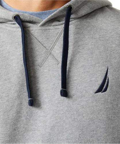 Vista 5 de Nautica Sudadera con capucha de forro polar con logotipo de clase J