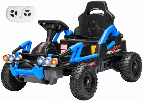 Vista 13 de Carro eléctrico de paseo para niños de 12 V, carrito de deriva Rojo