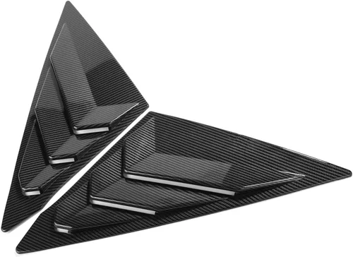 Vista 5 de Persianas para ventana lateral trasera de 11ª generación, estilo Civic, Racing para Honda Civic Sedan 2022, 2023, 2024, 2025, 2026 (fibra de carbono)