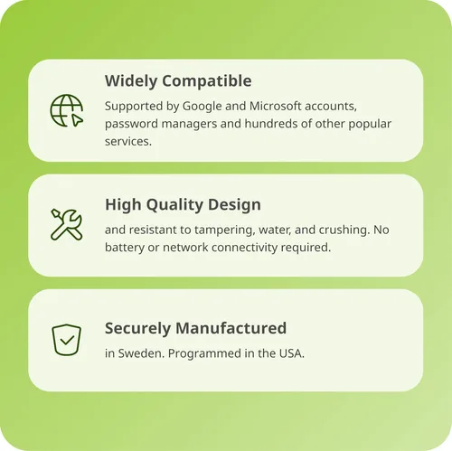 Vista 4 de Yubico - YubiKey 5 NFC - Clave de seguridad de autenticación multifactor (MFA) y llave de acceso, Conéctese a través de USB-A o NFC, certificado