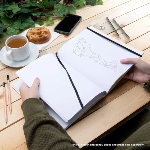 Vista 6 de Cuaderno de bocetos Travelers Dot Grid Pentalic Art, libre de ácidos