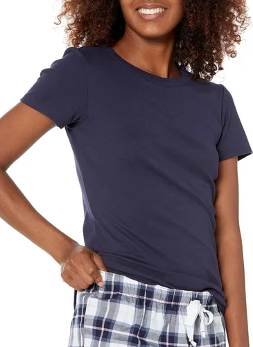 Vista 3 de Tienda Essentials - Conjunto de camiseta y short de pijama de popelina para mujer