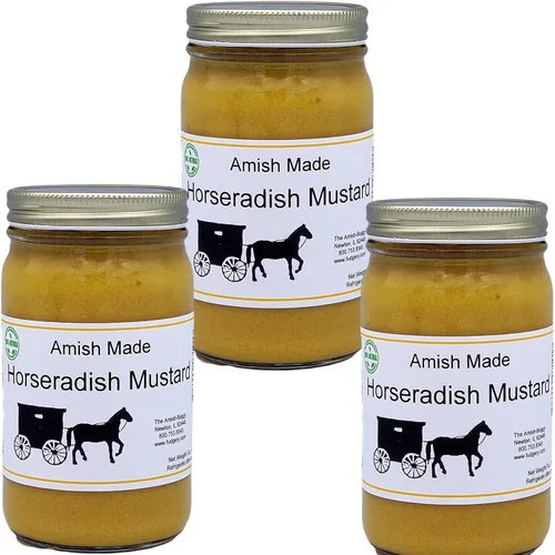 Vista 9 de Amish Mostazas - Eneldo - Tarro de 7 oz - Paquete de 3 frascos