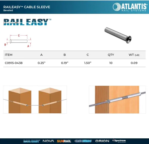 Vista 3 de mAtlantis Rail System C09150438 RailEasy - Funda para cable
