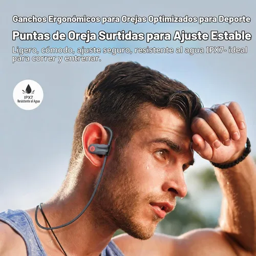 Vista 2 de Boean Bluetooth Headphones, Wireless Headphones with AI Music Generation Negro