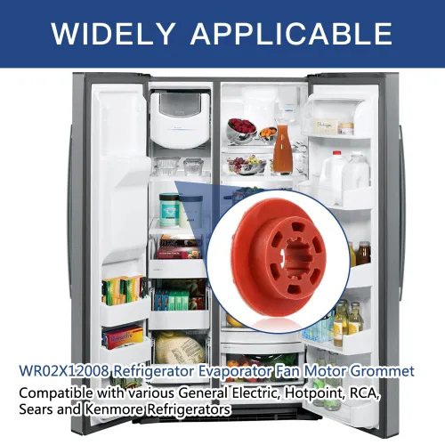 Vista 2 de 2 piezas WR02X12008 - Evaporador de refrigerador Motor con ojales para refrigeradores GE y Hotpoint y congelador - Reemplaza AP3795810, 1091586
