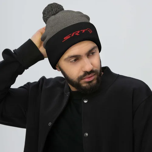 Vista 2 de Dodge SRT Hellcat - Gorro de punto con pompón