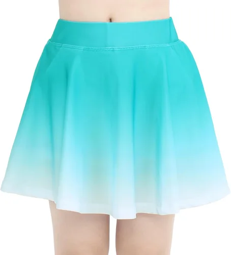 Vista 2 de JESKIDS - Faldas plisadas para niñas, faldas de tenis para golf, atletismo, baile, correr, escuela, deportes, faldas con pantalones cortos