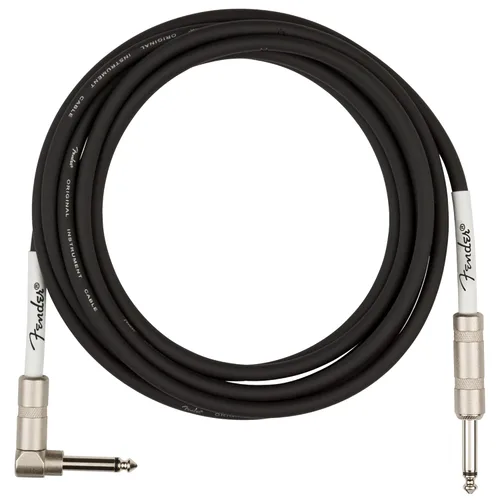 Vista 9 de Fender Cable de instrumento original de 18.6 pies, recto, negro, 1 paquete