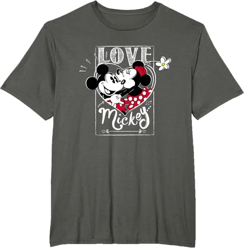 Vista 5 de Disney Mickey & Minnie Mouse Love Mickey - Camiseta para el día de San Valentín