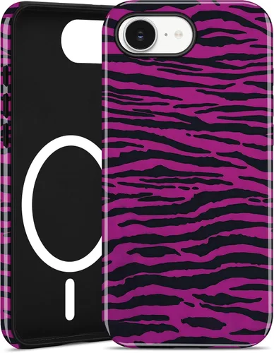 Vista 37 de Jusy Funda magnética Zebra para iPhone XR, color negro