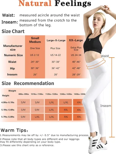 Vista 6 de Natural Feelings Leggings de cintura alta para mujer, ultra suaves, elásticos, opacos, ajustados, para yoga, talla única y talla grande
