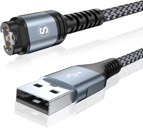 Vista 13 de sweguard Cable de carga Garmin Watch de 4 pies compatible con Garmin Fenix 5 5S 5X 6 6S 6X Plus Pro 7 7S 7X 8, Forerunner 945 45 45S 245 Music