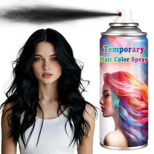 Vista 11 de Spray temporal de color gris para mujeres y hombres, lavable 120ML