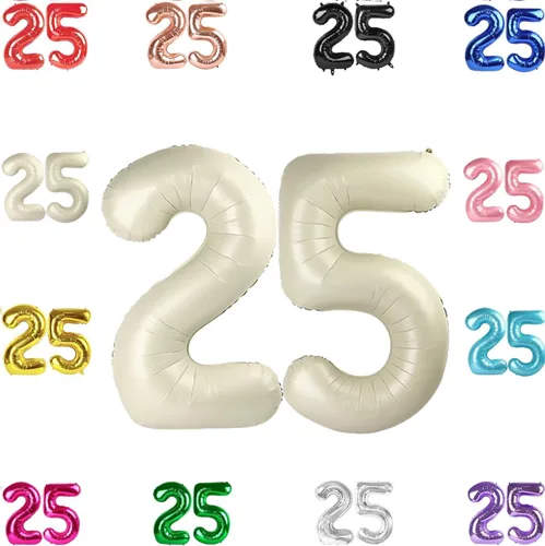 Vista 247 de Globo negro del número 0 de 40 pulgadas – globo número 0, decoraciones