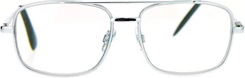 Vista 6 de SA106 Gafas de lectura progresivas con marco metálico rectangular Multi 3 Focus
