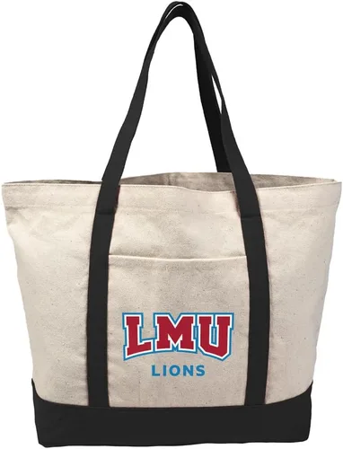 Vista 83 de Campus Lab Bolsa de lona con logotipo primario colegiado con bolsillo externo, bolsa de hombro reutilizable para ir de compras, playa Águilas A&m