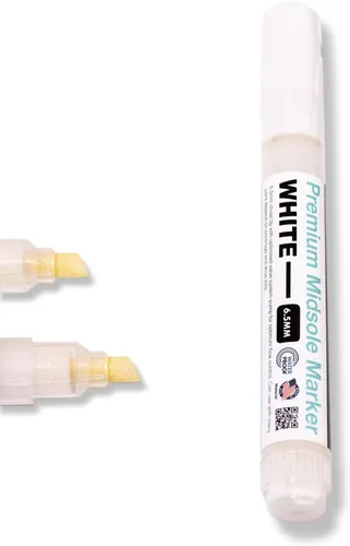 Vista 7 de Wilkins Marcador de entresuela prémium para pintura personalizada sobre cuero, gamuza, tela y espuma suave para 2-4 pares de zapatos (azul)