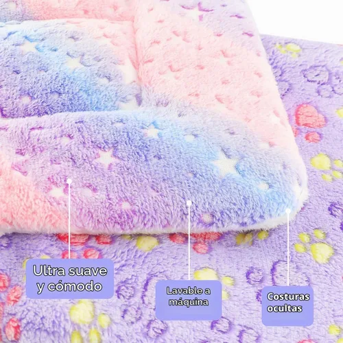 Vista 4 de 2 Pack Cat Blanket for Indoor Cat, Warm Calming Kitten Beds