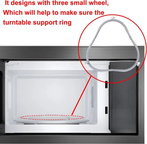 Vista 5 de Anillo giratorio de microondas W11252182 de 7.48 pulgadas, apto para microondas Maytag, sustituye a 8206227, W10435114