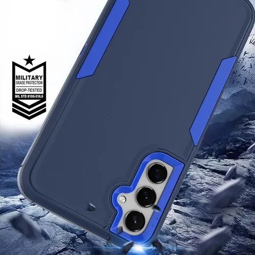 Vista 2 de Asuwish Funda protectora para Samsung Galaxy A34 5G con protector de pantalla de vidrio templado y accesorios para celda, dura, delgada, híbrida