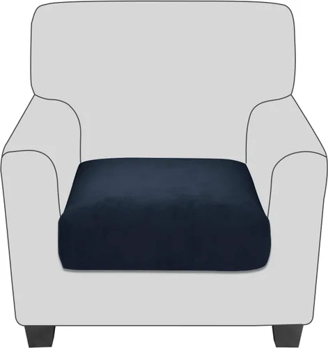 Vista 19 de Fundas de cojín de terciopelo para asiento de sofá, fundas elásticas para cojines de sofá, antideslizantes, protectores de muebles, fundas de cojín