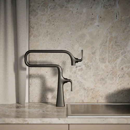 Vista 5 de Kohler K-22067-BL - Llenador de ollas para fregadero de cocina Graze