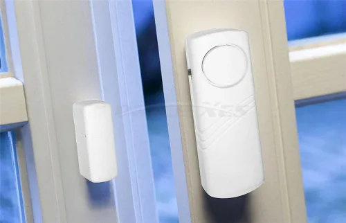 Vista 8 de Sistema de alarma de seguridad para el hogar, kit de bricolaje, sensor magnético, protector de guardián, alarma antirrobo de seguridad de vibración