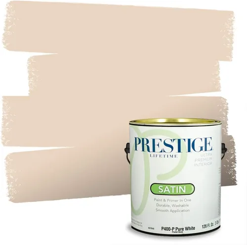 Vista 216 de Pintura 2 en 1, para primera mano y para exterior, de Prestige Paints, E100-N-1120BM