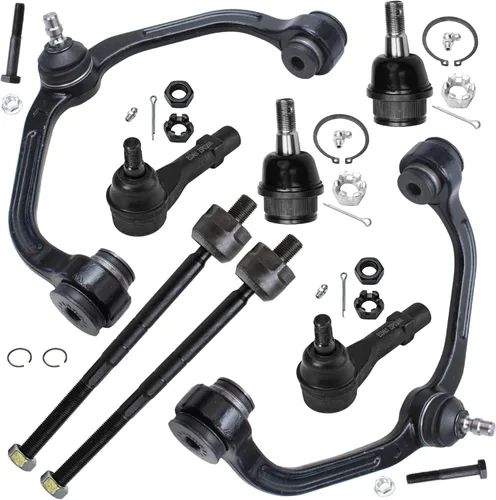 Vista 414 de Detroit Axle - Kit de brazos de control de extremo de 8 piezas para Toyota 2001-2003 Highlander 2002-2003 Camry Lexus ES300, 2 conjuntos de brazos