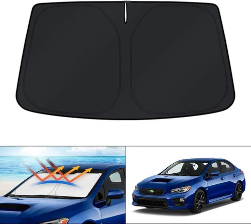 Vista 54 de KUST Parasol para parabrisas para BMW X1 F48 2016, 2017, 2018, 2019, 2020, 2021, 2022, accesorios de ajuste personalizado, parasol plegable