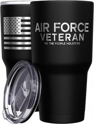 Vista 57 de We The People Holsters - Vaso térmico de 30 onzas, 0% Liberal, Negro