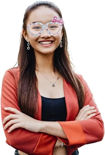 Vista 3 de Barbie Dream Together - Gafas de vestir de lujo, 2.1 x 4.2 pulgadas (1 unidad), diseño duradero y encantador, perfectas para juegos imaginativos e