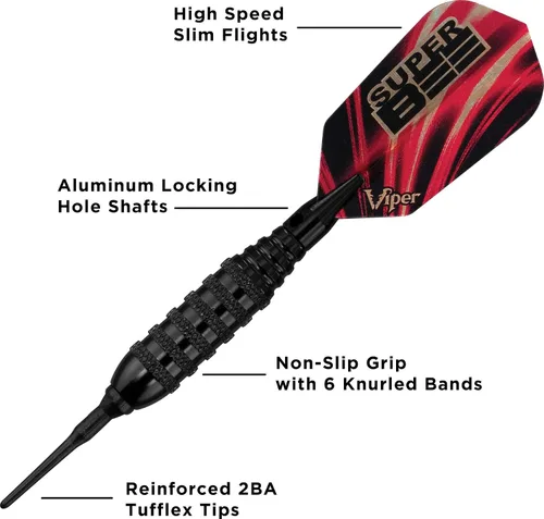 Vista 3 de Viper Super Bee puntas suaves para dardos, 0.56 oz