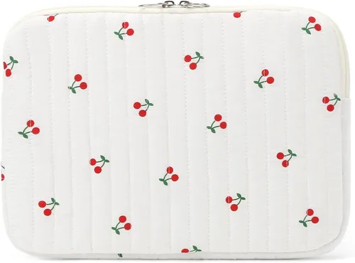 Vista 12 de Funda acolchada para laptop de 15 a 15.6 pulgadas, bonita funda protectora acolchada para computadora portátil con estampado floral para MacBook