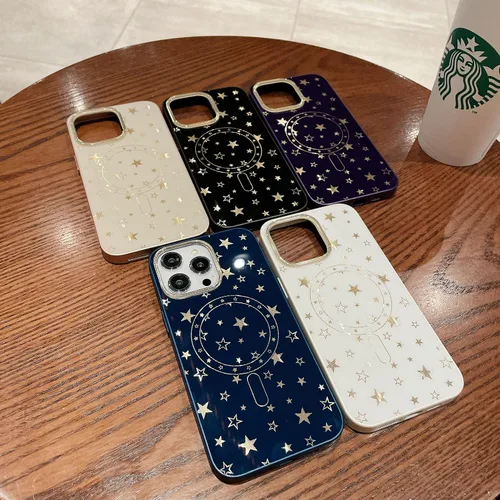 Vista 6 de ZCDAYE Magnetic Case for iPhone 14 / iPhone 13, Mystery Pentagram Star Pattern Phone Case Compatible with Magsafe, PC Back TPU Bumper Shockproof
